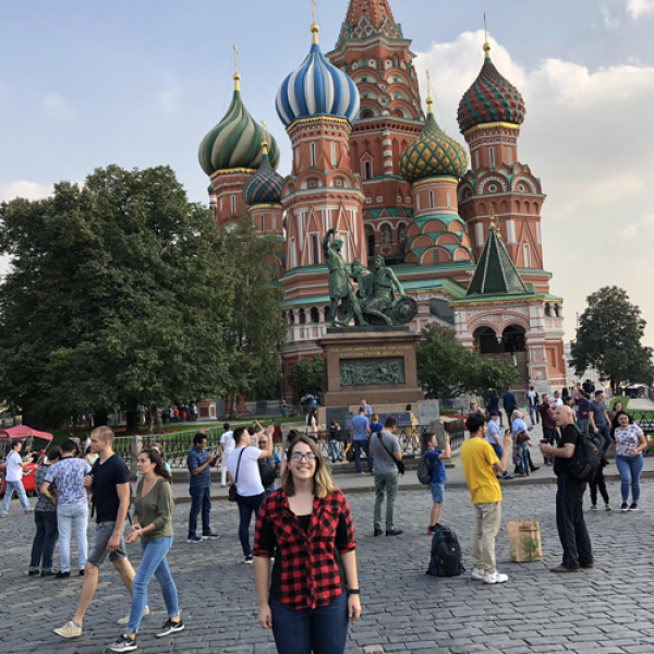 Student in the Kremlin, Moscow