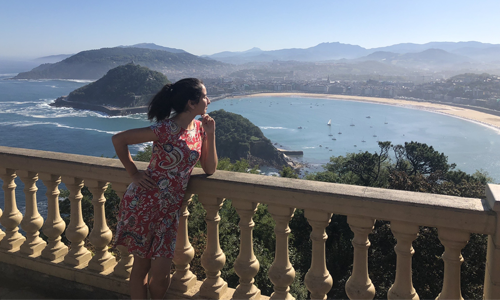 Student on Spanish Coast